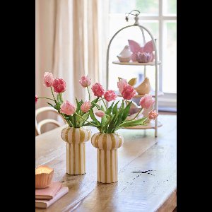 Tulpen boeket roze met franjes
