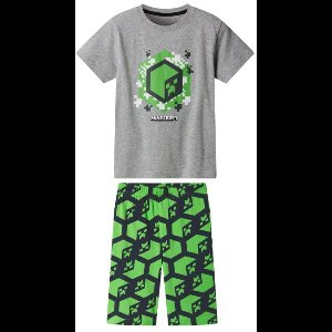 minecraft shortama - Pyjama Kinderen - minecraft - Korte mouw - Maat 110/116 - katoen