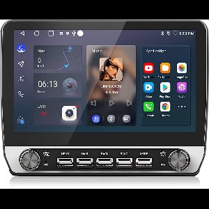 JUNSUN Autoradio - Geschikt voor Peugeot Partner Citroen Berlingo 2 B9 2008-2019, - Android 15 - 10.1''- 2+64 GB - Apple Carplay & Android Auto - GPS Navi & SWC & BT & Wifi