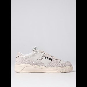 MSGM Sneakers Distressed Casual - Milk