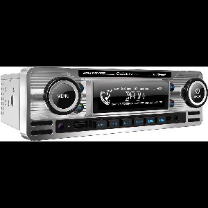 Caliber Autoradio met Bluetooth - DAB - DAB+ - USB, SD, AUX, FM - 1 DIN - Enkel DIN - Retro Oldtimer Look - Handsfree bellen (RMD120DAB-BT)