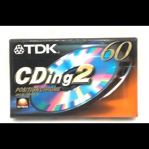 DK CDing2 60 position chrome Cassettebandje - 2 pack