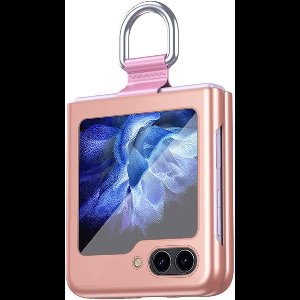 Zandarix Geschikt voor Samsung Galaxy Z Flip 7 - Ultra Dun - Ringhouder - Back Cover Hoesje - Goud