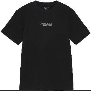 Rellix - Oversized T-shirt Twill - Zwart - Maat 140