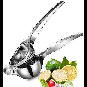 ANMI® Citruspers Handmatig van Metaal – Professionele Citroen- & Limoenpers – Handpers voor Citroen, Limoen & Sinaasappel – Keuken- en Baraccessoire