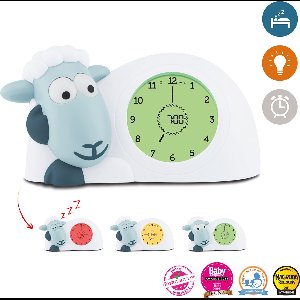 Zazu Sam Slaaptrainer - Met nachtlamp functie en slaaptimers - Blauw / Wit