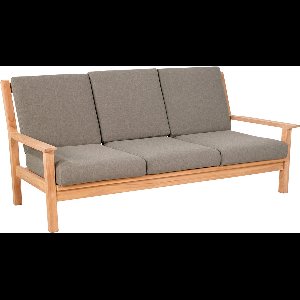 Lesli Living Loungebank Teak 180 cm incl. Kussen