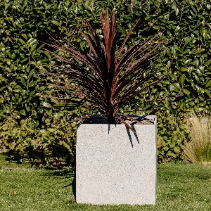 Betonnen bloembak vierkant Cube M (50x50x50 cm) Grey | Voor buiten én binnen!