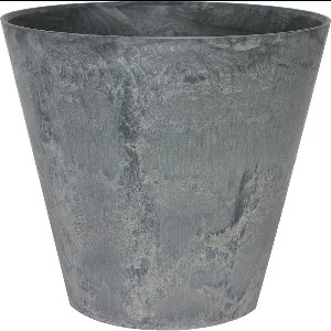 Ter Steege Plantenpot - tijdloze natuursteen look - D32 x H29 cm - Artstone grijs - bloempot