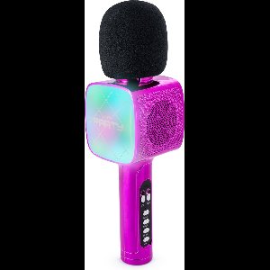 Bigben Party Karaokemicrofoon voor kinderen - Met LED + Bluetooth - Roze