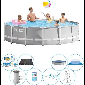 Prism Frame Rond 427x107 cm - Zwembad Pakket