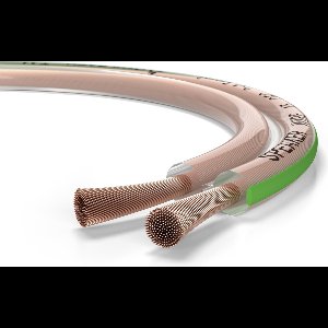 Oehlbach - luidsprekerkabel 2 x 1,5 mm² minihaspel 30 meter Transparant