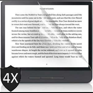 Screenprotector geschikt voor Kobo Libra H2O - Gehard Glas Beschermglas Tempered Glass Screen Protector - 4 Stuks