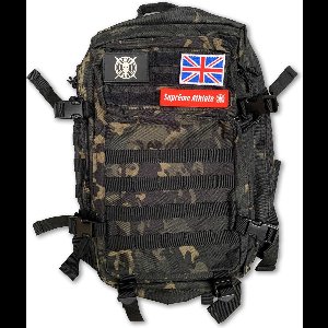 Tuff Guy - Tactical Backpack 45L - Dark Camo - Unisex Sport Tas - Perfect voor Fitness, Bodybuilding, Powerlifting, Gewichtheffen en Crossfit