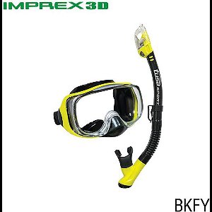 TUSA Imprex 3-D Dry snorkelset