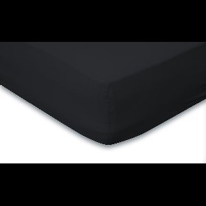 Eleganzzz Hoeslaken Katoen Perkal 35cm Hoekhoogte - Zwart - Hoeslaken 90x210/220cm - Hoeslakens - Eenpersoons