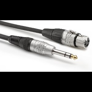 Sommer Cable HBP-XF6S-0060 XLR-Jack Cable 600mm (Black) - Audio kabel