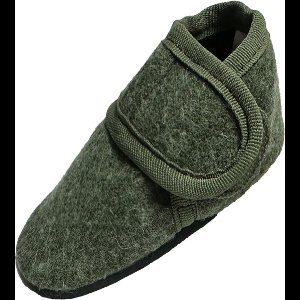 BabySteps Wollen Babyslofjes Groen maat 20/21