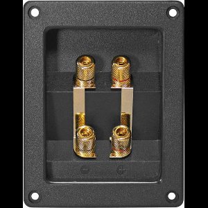 Dynavox Luidspreker Aansluiting - verguld - 120x90mm