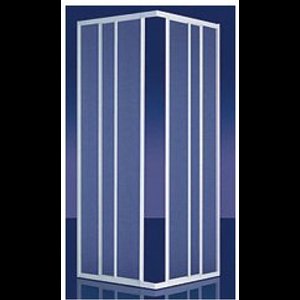 Plieger Economy douchecabine hoekinstap 90x90x185cm aluminium profiel