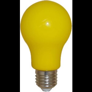 Ledmaxx LED lamp Anti Insecten 5W geel Niet-Dimbaar A60 | E27 | Extra Warm Wit | 5 watt | 15.000 Branduren