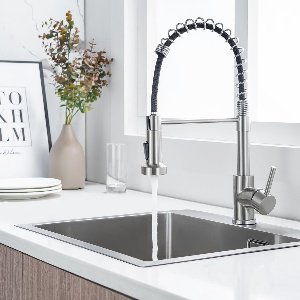 Keukenkraan met Uittrekbare Uitloop - Mengkraan Keuken - Keuken Kraan LOMAZOO - Pearl