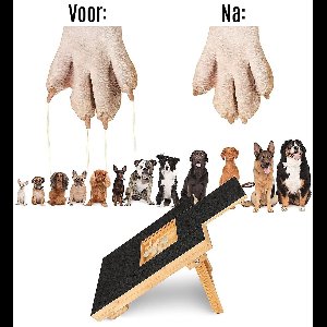 BlueTime - Krabplank Hond - Honden Krab Plank - Hondenkrabplank - Krabplanken - Krapplank - Nagelknipper - Nagelvijl - Traktatie Box - Staande Variant