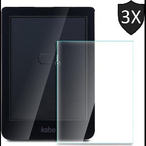 Screenprotector geschikt voor Kobo Clara HD - Gehard Glas Beschermglas Tempered Glass Screen Protector - 3 Stuks