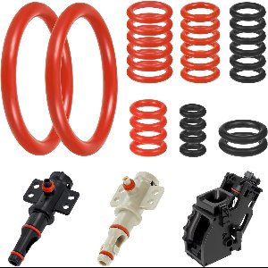 Afdichting O-ringen voor Philips, 30 stuks afdichtringen, zetgroep, siliconen O-ringen, set onderhoudsset voor ondersteuningsventiel, stoomventiel, uitloopventiel, volautomatische koffiemachine