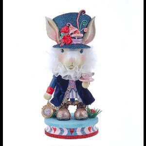 Kurt Adler Notenkraker White Rabbit Alice in Wonderland