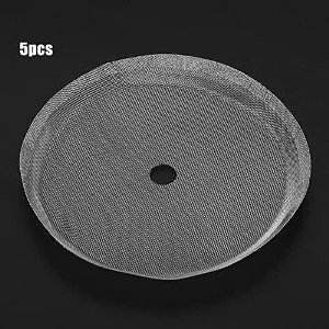 Roestvrijstalen Filtergaas voor Franse Pers - Set van 5 - 80 Mesh - Vervanging voor Koffiekan - Herbruikbaar - Geschikt voor 350 ml Koffiezetapparaat