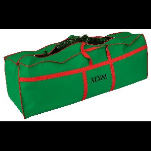 XEMM Kunstkerstboom Opbergtas 120x43x25cm - 129 L - Waterdichte Opbergtas voor Kunstkerstboom tot 210 cm - Stevig Polyester - Met Handvatten & Dubbele Rits - Groen