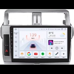 Autoradio met bluetooth - Carplay - Voor Toyota Land Cruiser Prado 150 (2013-2017) - Geschikt voor Apple en Android - Stereo - Navigatie - Navigatiesysteem auto - 4GB 32GB