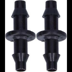 Brenzoos - 100 stuks slangconnectoren voor irrigatiesysteem - rechte kanaalfittingen - druppelirrigatiesysteem