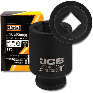 JCB Dop 3/4" Cr-In 6-kant 38mm Slagdoppen