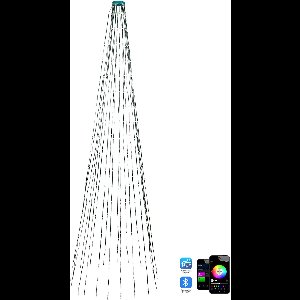 BELIANI SAARLOQ - LED kerstverlichting - Groen - 200 cm - PVC