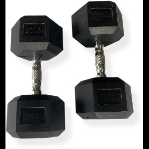 Padisport - Dumbell 25 kg - Hex Dumbells 25 Kg - Hexagon Dumbells - Fitness Gewicht 25 Kg - Hexa Dumbell 25 Kg - Dumbbells
