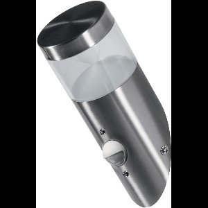 Osram LED wand- en plafondlamp, lamp voor buitentoepassingen, warm wit, geïntegreerde daglicht- en bewegingssensor, Endura Style Mini Cylinder Torch Sens