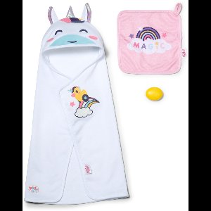 BABY born - Eenhoorn Badlaken met CapuchonSet