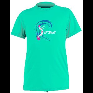 O´neill Wetsuits O´zone Uv-werend T-shirt Met Korte Mouwen Voor Kinderen Groen 12 Months Jongens