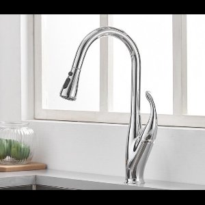 Keukenkraan met uittrekbare sproeikop CHROOM Divos OMNITAIR