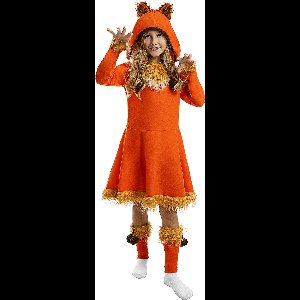 FUNIDELIA Vos kostuum voor meisjes - Maat: 122 - 134 cm - Oranje