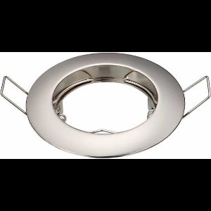 Inbouwspot zilver - GU10 & MR16 - mat chroom - behuizing rond