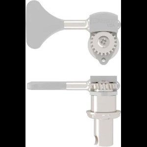 Hipshot HS0655KCT HB6 1/2 licensed Ultralite bass tuning machine, chrome, Y key, treble side