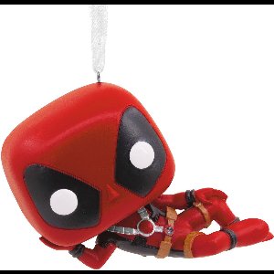 Hallmark Funko POP! - Liggende Marvel Deadpool Exclusieve Collector Mini Figuur - 8 cm