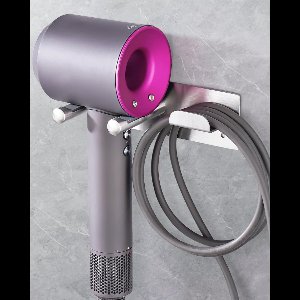 Goodivery ® Wandhouder voor Föhn met Siliconenbescherming en Flexibele Installatieopties