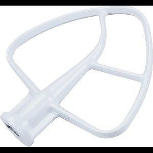 Platte Mixer K45B voor KitchenAid 4,5-5 Quart Tilt-Head Stand Mixers Artisan & Classic Series van MMOBIEL – Aluminium Opzetstuk Keuken – Platte Deegklopper Accessories – Enkel Handwas