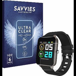 Savvies - Screenprotector voor Zagzog Z 1.54" - Folie Beschermfolie transparant 6 Stuks