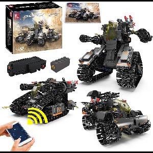 Mould King - Technic 3 in 1 rc army tank | City speed champions adventure | Creator classic auto motor bouwpakket | Technische leger speelgoed ideas expert volwassenen & kinderen | 588 bloks modelbouw