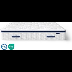 Akkon® Original Matras 140x190 cm | 2-in-1 matras met topper - Pocketvering - Natuur latex - 100 nachten proefslapen